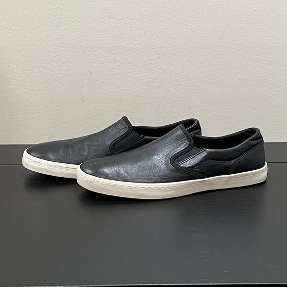 Cole Haan Other - Cole Haan Nantucket Deck Slip On Black Leather Shoes